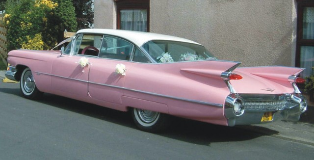 Noleggio Pink Cadillac Deville 1959